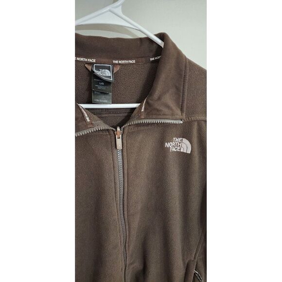 The North Face Jacket Womens‎ Full Zip Soft Shell Fleece Windwall Outdoor Brown - Picture 4 of 9